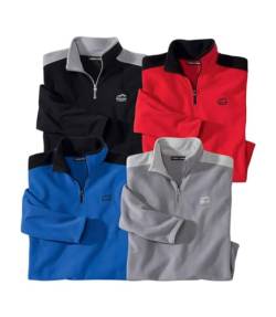 ATLAS FOR MEN - 4-er Pack Microfleece 4XL von ATLAS FOR MEN