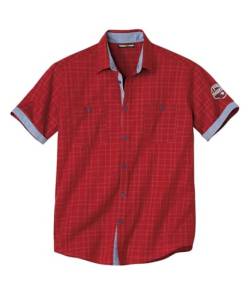 ATLAS FOR MEN - Herrenhemd - 100% Baumwolle - Kurze Ärmel - Verfügbar in großen Größen von M bis 5XL von ATLAS FOR MEN