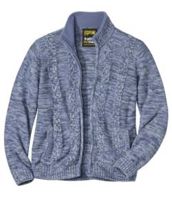 ATLAS FOR MEN - Melierte Strickjacke Casual - L von ATLAS FOR MEN