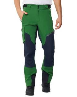 ATLASLAVA Herren Hose Wasserdicht Wanderhose Zip Off Pants Outdoorhose für Aktivitäten Outdoor DRAK Green 2XL von ATLASLAVA