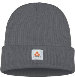 ATNKE Strick Beanie Mütze Dehnbar Weich Warm Täglich Winter Mützen mit Manschetten für Herren und Damen Geschenke/Gun Gray von ATNKE