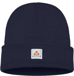 ATNKE Strick Beanie Mütze Dehnbar Weich Warm Täglich Winter Mützen mit Manschetten für Herren und Damen Geschenke/Navy von ATNKE