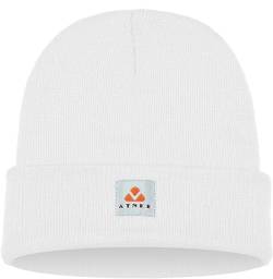 ATNKE Strick Beanie Mütze Dehnbar Weich Warm Täglich Winter Mützen mit Manschetten für Herren und Damen Geschenke/White von ATNKE