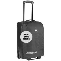 Atomic Cabin Trolley Schwarz - Handgepäck-Koffer - Großes Hauptfach mit Netztaschen & Fronttasche - Leichtlauf-Rollen - Gepolsterte Griffe - Wasser- & schmutzabweisend von ATOMIC