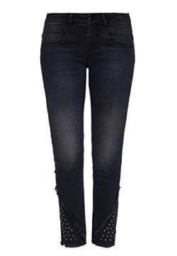 ATT Amor, Trust & Truth Damen Zoe Cropped Jeans, schwarz, 36W / 27L von ATT Jeans