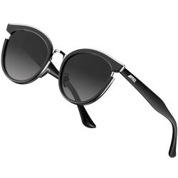 ATTCL Modern Sonnenbrillen Polarisierte Sonnenbrille Damen UV-Schutz Fahrerbrille 5022 Black-ALL von ATTCL
