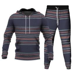 ATZTD Weihnachten Herren Sweatshirts & Hoodies Jogginghose und Hoodie, Jogger 2 Stück (Herren 3,XL) von ATZTD