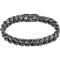 AUKUU Edelstahlarmband Edelstahlarmband Set Herren Edelstahl Armband Panzerkette für, Männer/Jungen Glieder von AUKUU