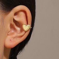 AUKUU Ohrring-Set Cooler Cooler Stil einfache Liebesohrringe Ohrclips modische, lochfreie Ohrringe einzelne Ohrringe von AUKUU