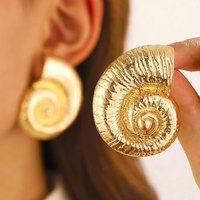 AUKUU Ohrring-Set Übertriebene Übertriebene Muschel Ohrringe aus Legierung im, Strand Stil für Damen Retro Meerestier Ohrringe Zubehör von AUKUU