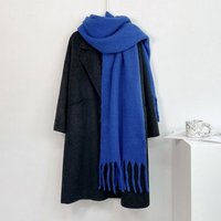 AUKUU Schal Halstuch Winterlicher vielseitiger Schal für Damen, Schal, mit, (Quasten) von AUKUU