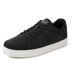 AUMELR Schuhe Herren Sneakers Freizeitschuhe Leichtes Walkingschuhe Atmungsaktiv Turnschuhe Flexibel Sportschuhe rutschfest (Schwarz,43) von AUMELR