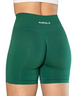AUROLA Damen Athletic Shorts Hohe Taille Laufshorts Sportlich Kurz Gym Elastische Workout Shorts von AUROLA
