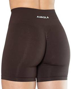 AUROLA Damen Athletic Shorts Hohe Taille Laufshorts Sportlich Kurz Gym Elastische Workout Shorts von AUROLA