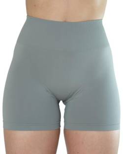 AUROLA Kollektion Dream Workout Shorts für Frauen Scrunch Nahtlose weiche Fitness-Shorts mit hoher Taille,Ultimate Gray,M von AUROLA