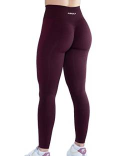 AUROLA Workout-Leggings für Frauen, Nahtlose Scrunch-Strumpfhose, Bauchkontrolle, Fitnessstudio, Fitness, Mädchen, Sport, aktive Yogahose von AUROLA