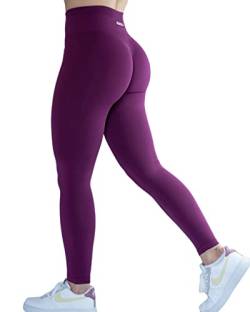 AUROLA Workout-Leggings für Frauen, Nahtlose Scrunch-Strumpfhose, Bauchkontrolle, Fitnessstudio, Fitness, Mädchen, Sport, aktive Yogahose von AUROLA