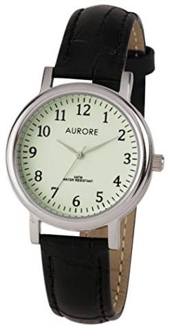 AURORE Damen Analog Quarz Uhr mit Edelstahl Armband AF00060 von AURORE