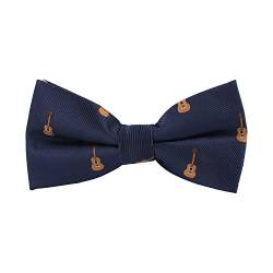 AUSCUFFLINKS Sport- und Spezial-Krawatten | Krawatten für Herren | gewebte schmale Krawatten | Geschenk für Arbeitskollegen, Gitarre Fliege, Dünn von AUSCUFFLINKS