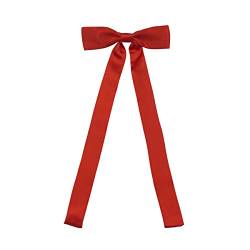 AUSUAYA GB-WT-01 Damen-Fliege, verstellbar, Western-Satin-Krawatte, für T-Shirt, Dekoration, Valentinstagsgeschenk, rot, One size von AUSUAYA