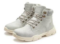 Schnürboots AUTHENTIC LE JOGGER Gr. 41, grau (hellgrau) Herren Schuhe Stoffschuhe von AUTHENTIC LE JOGGER