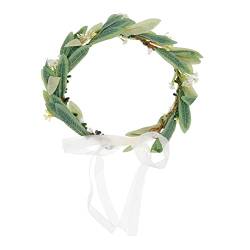 Grünes Blatt-Stirnband, griechisch, 1 Stück, Blumenmädchen, Miss Leaf, Blumenkranz-Stirnband/86 von AUVNQDUC