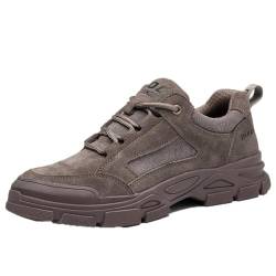 AUXDIQ Arbeitsschuhe Herren Sicherheitsschuhe Stahlkappen Schutzschuhe Leicht Stahlkappenschuhe Sportlich Arbeitsschutzschuhe Khaki Size 45 von AUXDIQ