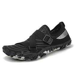 AUXDIQ Schwimmschuhe Badeschuhe Aquaschuhe Surfschuhe Wasserschuhe Strandschuhe Barfuß Schnell Trocknend für Damen Herren Kinder von AUXDIQ