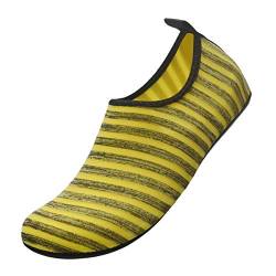 AUXDIQ Schwimmschuhe Badeschuhe Aquaschuhe Surfschuhe Wasserschuhe Strandschuhe Barfuß Schnell Trocknend für Damen Herren Kinder von AUXDIQ