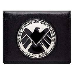 Avengers Agents of Shield Phil Coulson Abzeichen Schwarz Portemonnaie Geldbörse von AVENGERS