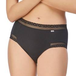 AVET - 37032 Damen-Bikini aus Mikrofaser, Schwarz , 38 von AVET