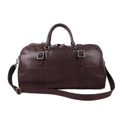 AVLUZ Leder-Reisetasche, Sport-Sporttasche, multifunktionale Retro-Gepäcktasche, wasserdichte Weekender-Übernachttasche for Männer und Frauen (Color : E) von AVLUZ