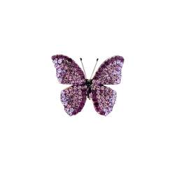 AVLUZ Schmetterlings-Brosche, modische Insekten-Broschen, Anstecknadel, elegante Kleidung, Hut, Tasche, Accessoires for Frauen und Mädchen von AVLUZ