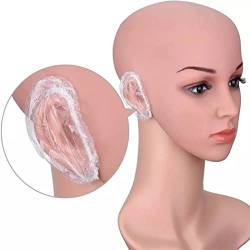 AWAVM 200 transparente Ohrenschützer Wasserdichte Ohrenschützer für gefärbtes Haar-Shampoo-Bad von AWAVM