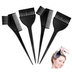 AWAVM 4-teiliges Haarfärbeset, schwarze Haarfärbebürste und Kamm, breite Bürste zum Haarfärben, für die Haarfärbung im Heimsalon von AWAVM