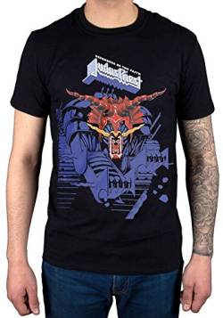 Official Judas Priest Defenders Blue T-Shirt von AWDIP