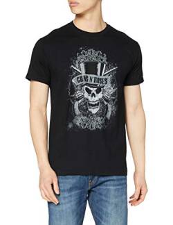 Offiziell Guns N Roses Faded Skull T-Shirt von AWDIP