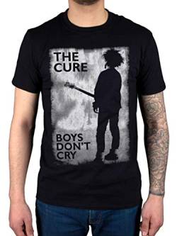 Offiziell The Cure Boys Don't Cry Black and White T-Shirt von AWDIP