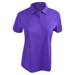 AWDis Damen Cooles Poloshirt Polohemd, violett, Large von AWDis
