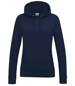 AWDis Damen Girlie College Hoodie Kapuzenpullover, Blau (New French Navy), 36 von AWDis