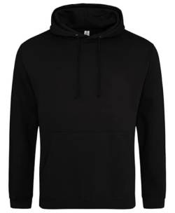 AWDis Herren College Hoodie, tiefschwarz, XL von AWDis