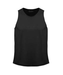 AWDis Herren Cool Vest T Shirt Feuchtigkeitstransportierender Stoff JC007 100% Polyester, jet black, XXL von AWDis