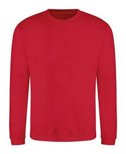 AWDis Herren Sweat Sweatshirt, Rot (FIRE RED FRE), M von AWDis