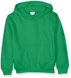 AWDis Jungen Kids Hoodie Kapuzenpullover, Grün (Kelly Green), 74-86 von AWDis