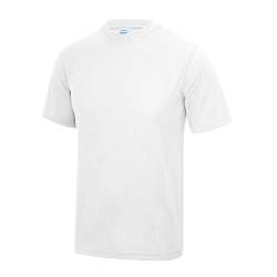 AWDis Just Cool T-Shirt-Herren Polyester Turn-/Sport-/Laufshirt - Arktisches Weiß (M) von AWDis