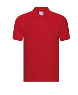 AWDis Unisex AWD Academy Senior Poloshirt Polohemd, rot, XL von AWDis