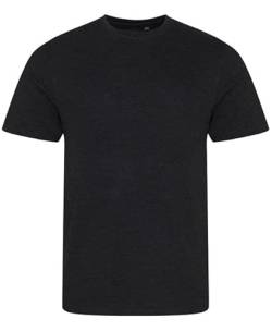 AWDis Unisex Tri-Blend T T-Shirt, Heather Black, M von AWDis