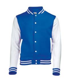 AWDis Varsity Unisex-Jacke, Blau Medium von AWDis