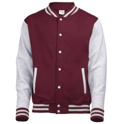 AWDis Varsity Unisex-Jacke, Rot X-Large von AWDis