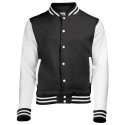 Awdis Unisex College-Jacke (3XL) (Schwarz/Weiß) von AWDis